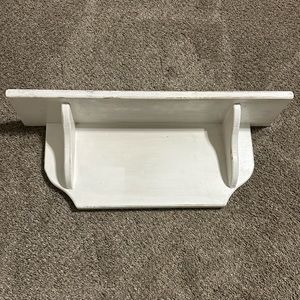 White handmade shelf